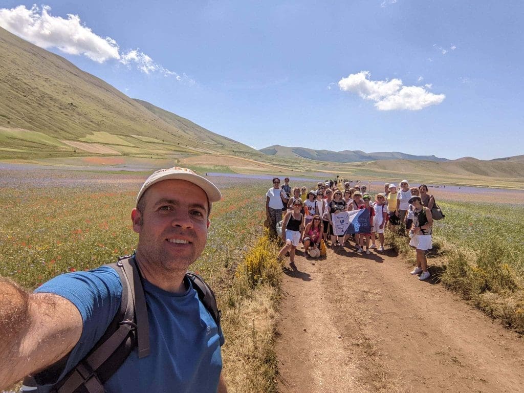 Flowering Walk in Castelluccio di Norcia